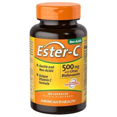 American Health Ester-C with Citrus Bioflavonoids 120 Count (Pack of 1) 