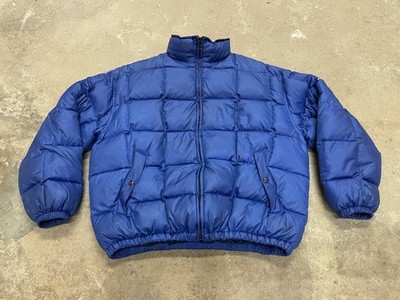 Vintage Polo Sport Ralph Lauren Jacket Mens XL Blue Down Puffer Insulated 90s
