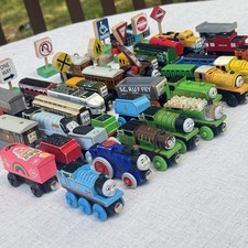 Thomas The Train Lot, Wooden Trains Sets, 49 Pieces