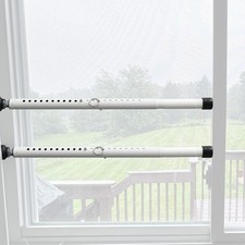 Sliding Door Security Bar, 16.5" to 51.2" Window Security Bar Adjustable Wind...