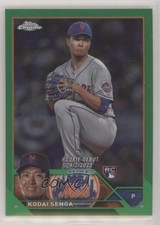 2023 Topps Chrome Update Rookie Debut Green Refractor 53/99 Kodai Senga v9t