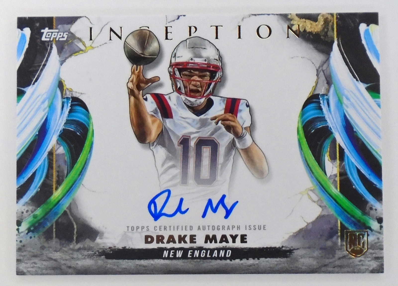 DRAKE MAYE 2024 TOPPS INCEPTION #RAV-DM ROOKIE VARIATION AUTOGRAPH AUTO PATRIOTS