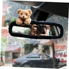 Adorable Teddy Bear Car Mirror Cover Set,Cute Sheep Mirror Accessories, teddy