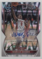 2022 Bowman U Chrome Prospect RayWave Refractor /199 Marcus Sasser #93 Auto 1m1f