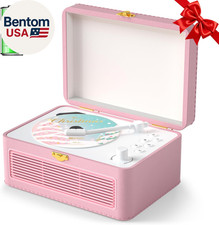 CD Player Portable Bluetooth: Retro CD Players with Speakers Vintage Cd-Player 3