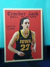 Caitlin Clark Cracker Jack Iowa Hawkeyes #30 rookie card 💥 free ship!