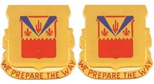 174th Supply Services Battalion Distinctive Unit Insignia - Pair - WE PREPARE