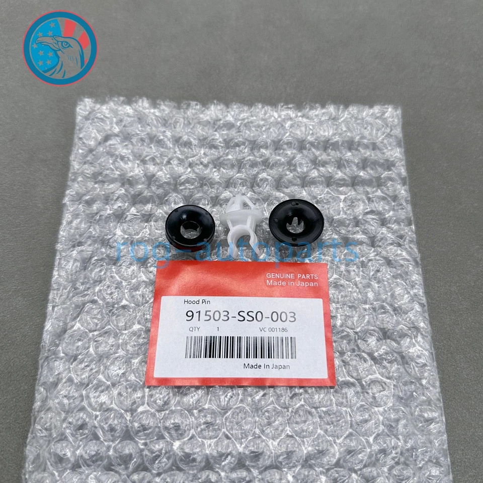 OEM! 3pcs Car Hood Support Prop Rod Holder Clip For Honda Accord Odyssey Prelude - Imagem 3 de 4