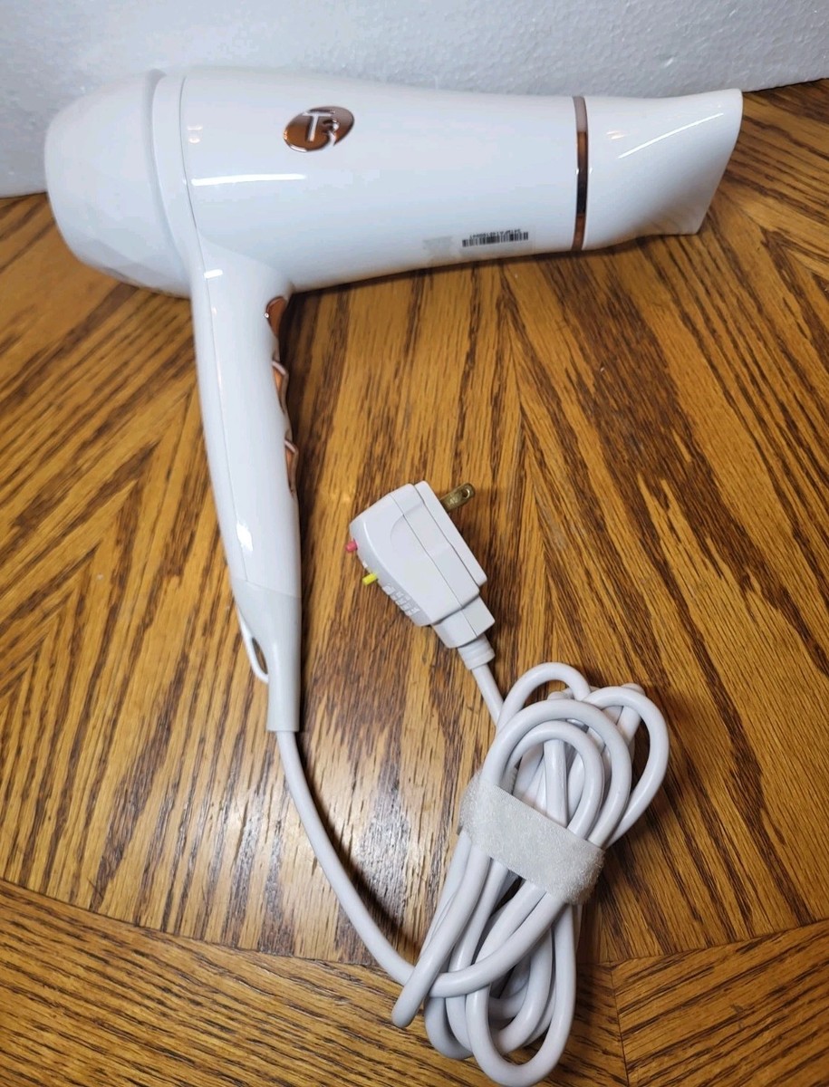 T3 Featherweight Luxe 2i Professional Hair Dryer White Gold Trim