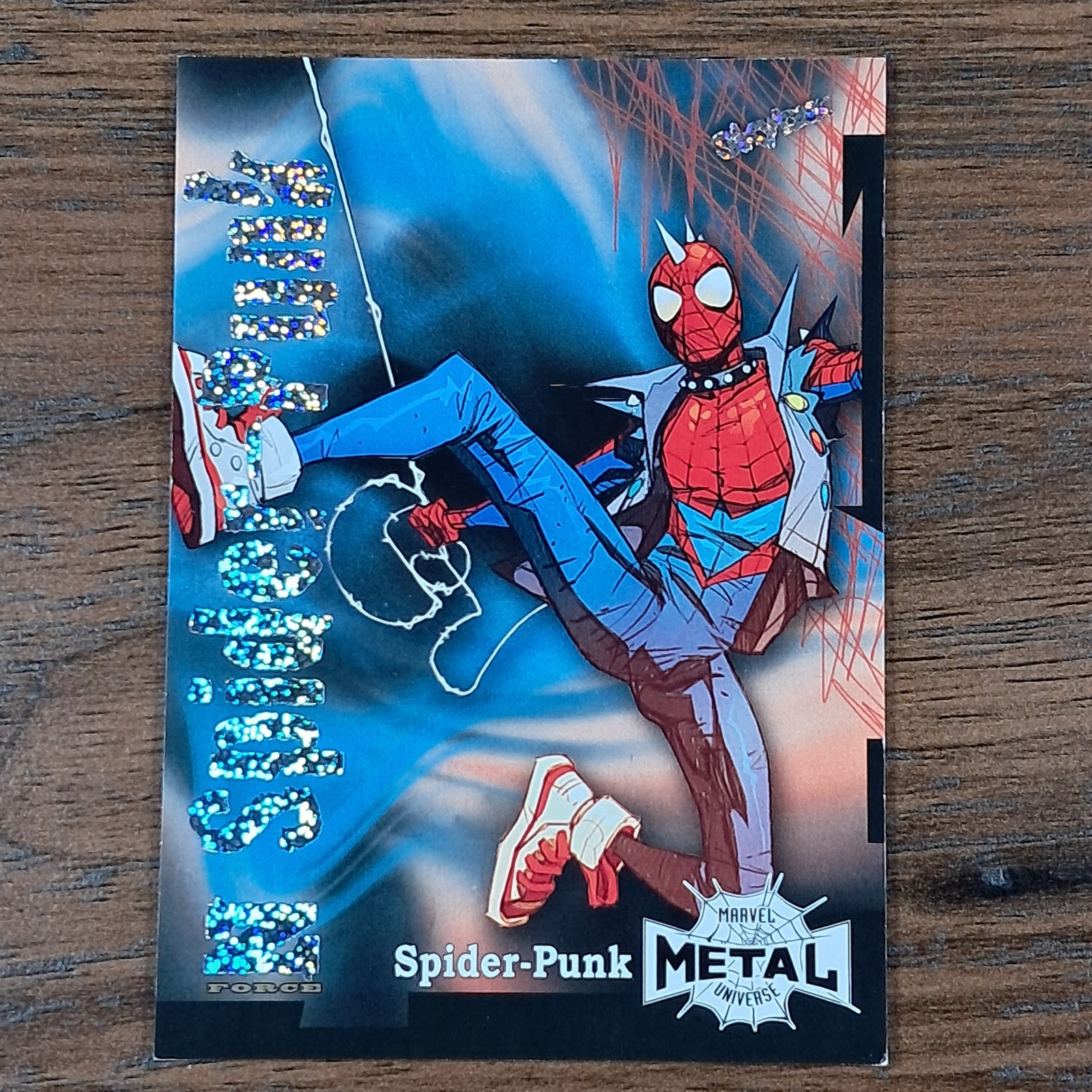 2021 MARVEL METAL UNIVERSE SPIDER-MAN SPIDER-PUNK Z-FORCE RAVE /100