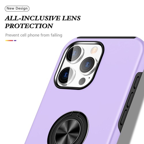 Rugged Magnetic Case with Stand Ring Holder For iPhone 16 Pro Max 16 Plus - Picture 4 of 57