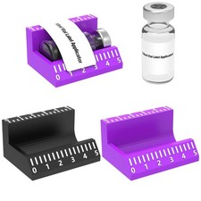 2 Pack Vial Label Applicator for 10ml Vial   Easy  Precise Sticker Alignment...