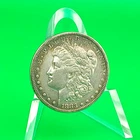 1883‑P Morgan Silver Dollar $1 Toned Cleaned 90% Silver