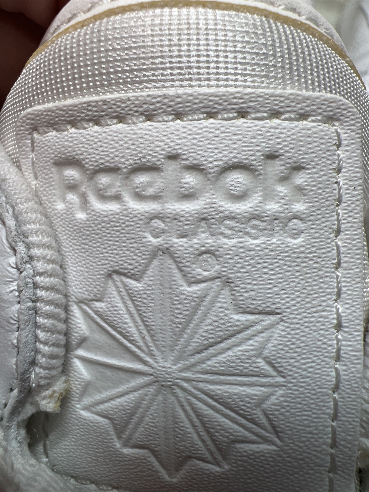 Reebok Classic Leather Sneakers ALL White  Women's Size 9.5 New w/o Box Trainers thumbnail 6