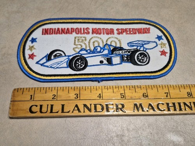 #ad Vintage Indianapolis Motor Speedway Patch Indy 500 7.5quot; By 3.5quot; $19.99