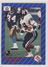 1991 All World CFL Reggie Barnes #61 0w8