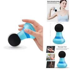 Rechargeable Mini Massager Wand - 6 Speed Vibration for Back, Neck & Shoulder