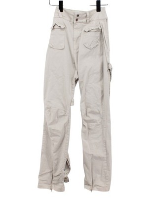 Maniere de Voir Damen Hose UK 4 hellbraun Baumwolle mit Polyester, Elasthan Chino