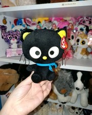 Rare Sanrio Ty Beanie Babies - Chococat -Hello Kitty Plush Soft Toy 6"