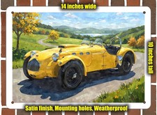 Metal Sign - 1952 Allard J2X Roadster 2 Watercolor - 10x14
