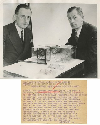 Erfinder K. D. Bartlett antikes Wetterwissenschaft Foto
