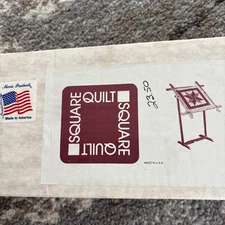 Quilting Needlework Tilting Frame Adjustable 5x5” to 24x24”SQUARE Floor Stand