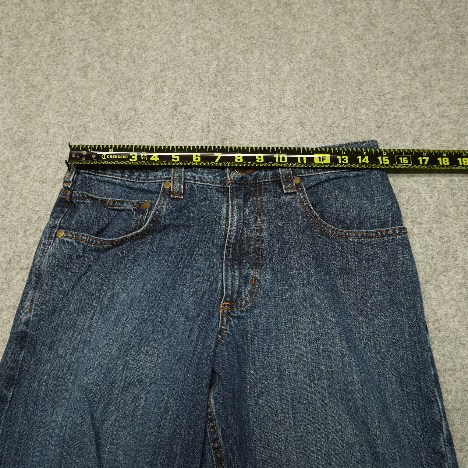 Carhartt Jeans Men's Dark Wash 30x34 Relaxed Fit Denim Workwear thumbnail 7