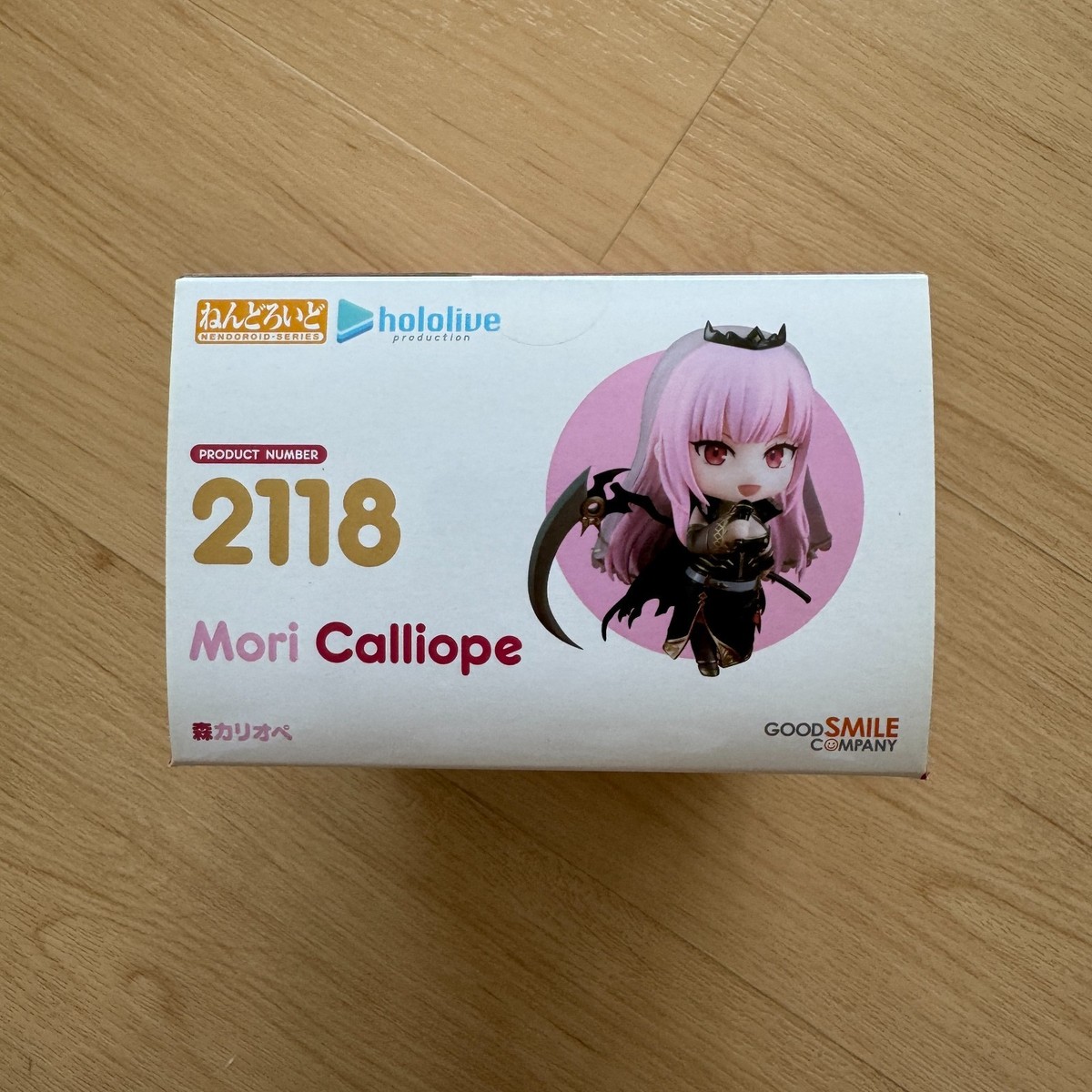 Mori Calliope フィギュア 2118 Nendoroid Mori Calliope Hololive Myth 2118 Good Smile Company no