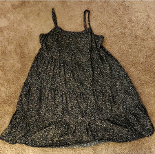 Old Navy Black and Beige Leopard Patterned Dress. NWOT! Size L.