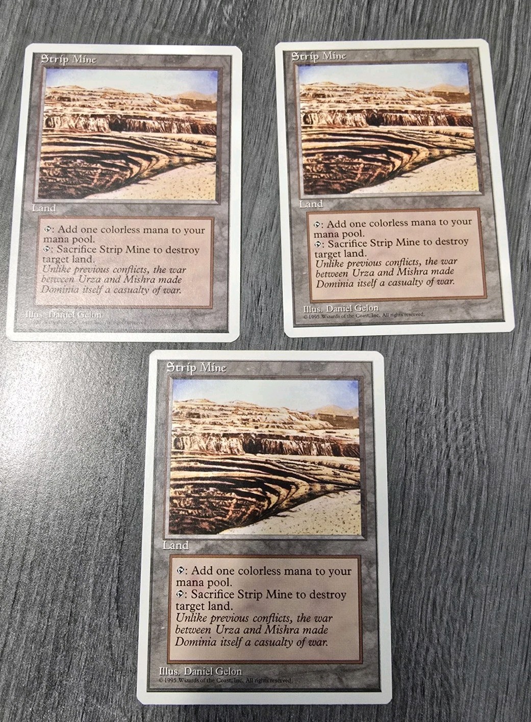 Strip Mine, Fourth Edition (4th ED) #363 LP Magic the Gathering MTG Unplayed