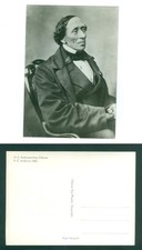 Denmark. Photocard. Unused.  H.C. Andersen's 1862.