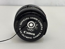 Canon FD 50mm f/1.8 Prime Lens Olympic Games Official Cap Black Vintage 1984