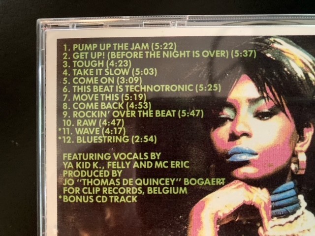 TECHNOTRONIC PUMP UP THE JAM THE ALBUM CD 1989 SBK RECORDS CDP