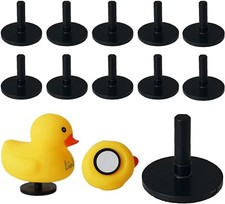 10pcs Rubber Duck Holder for Jeep Dash Locking Ring Car Mounts