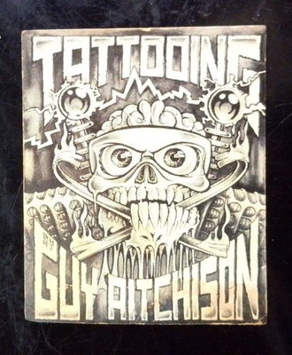Guy Aitchison Vintage EXTREMELY RARE Tattoo Business Card, PRE-Guilty & Innocent