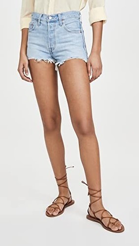 Levi's Premium 501 Original High Rise Denim Jeans Shorts Luxor Heat Size 30  193239362121 | eBay