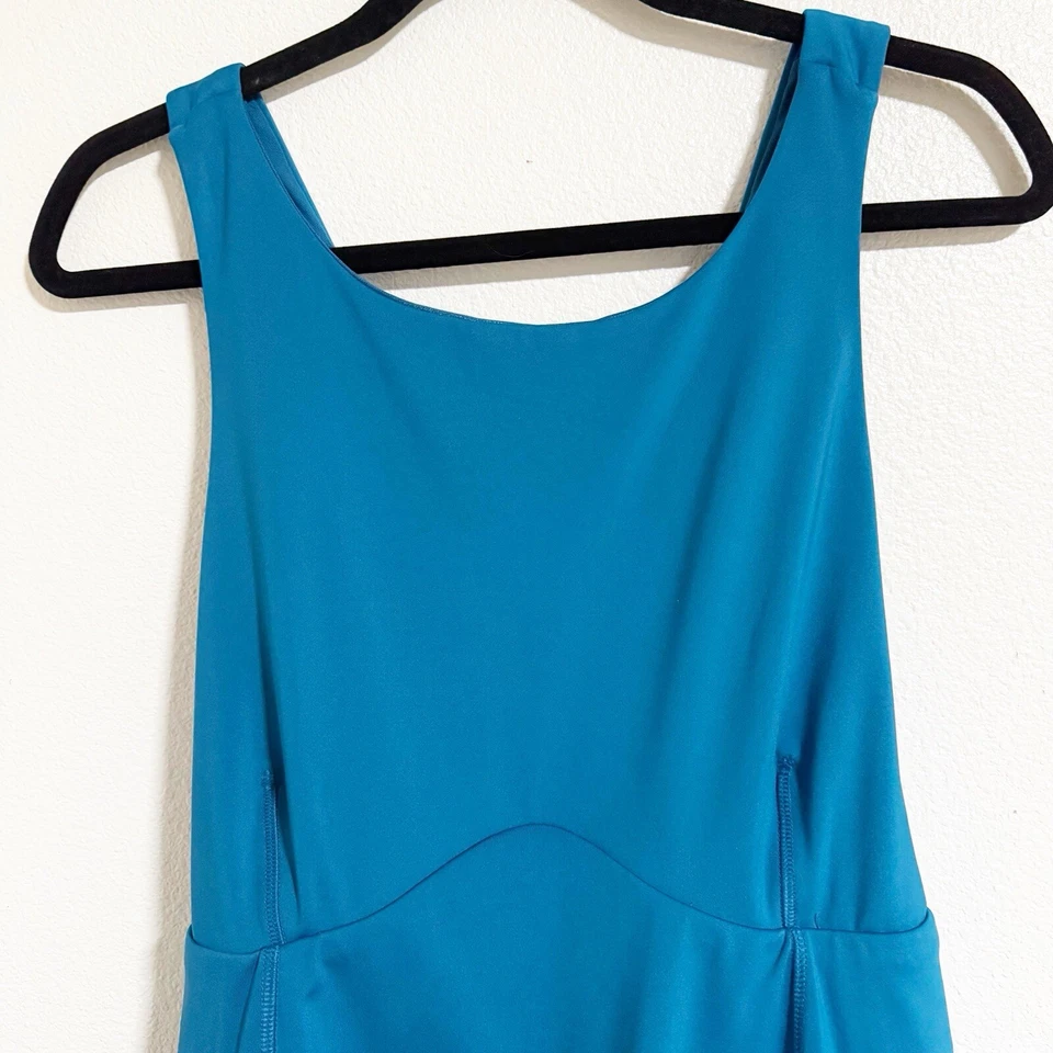 NUEVO Vestido Adore Me Daphnie Lotus Active Azul Talla 2X Compresión Unitard Foto 3 de 4