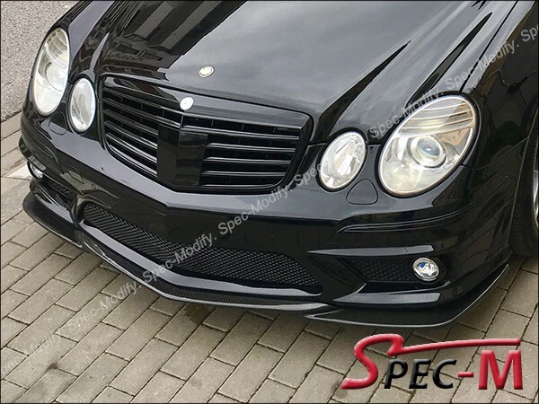 CARBON FIBER GH STYLE FRONT LIP for MERCEDES W211 E63 AMG 2007-2008 ONLY