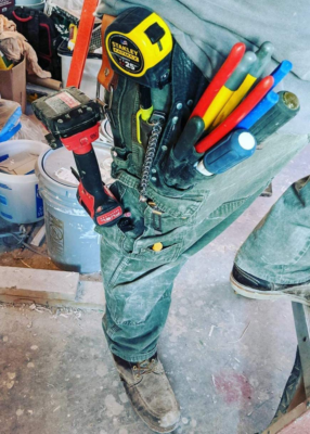 Arborister Tape Measure & Drill Holster W/ Tool Belt Clip & Pockets