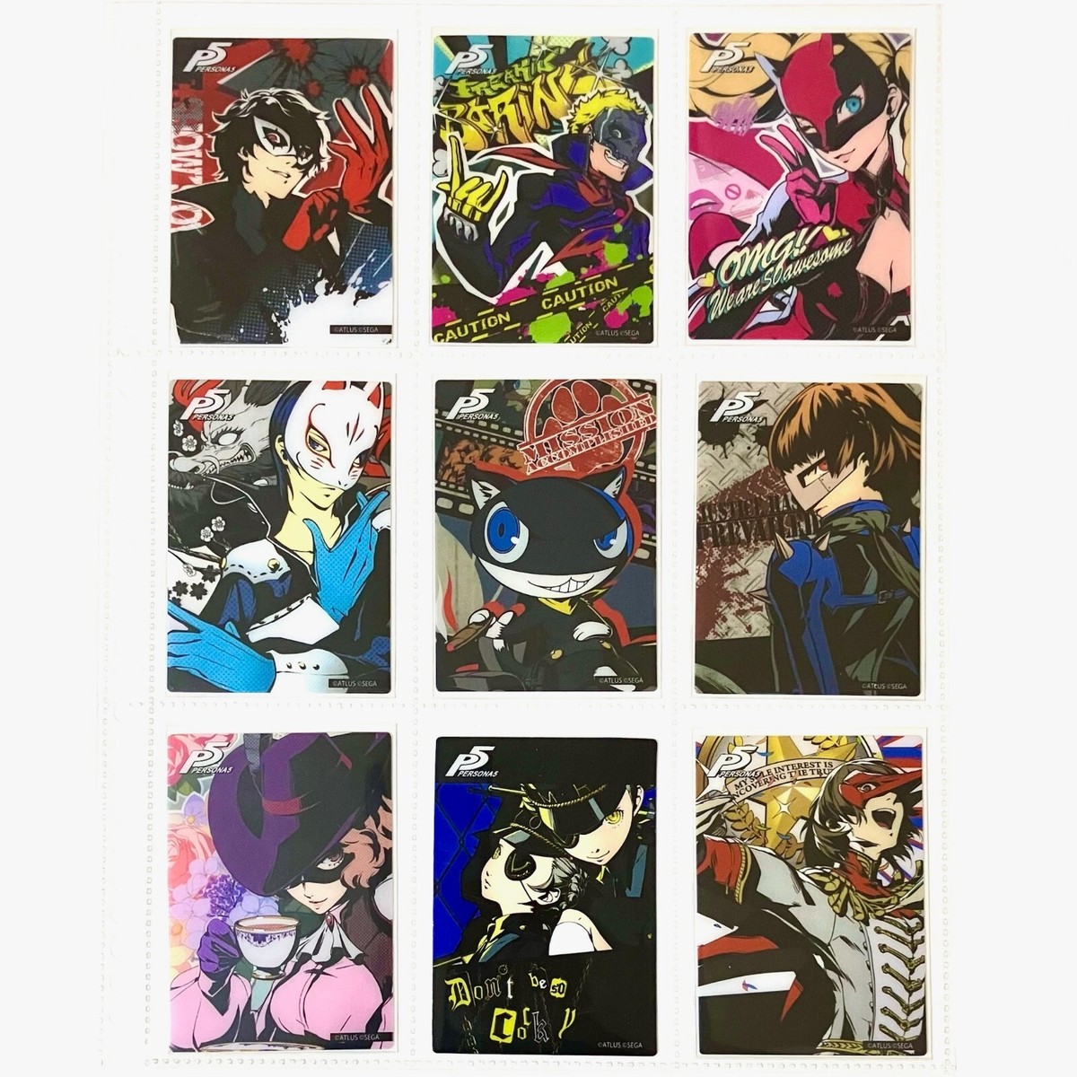 ペルソナ5 persona5 ジョーカー アルセーヌ チェキ風カード 楽天市場】【ペルソナ5 スクランブル】トレーディングチェキ風