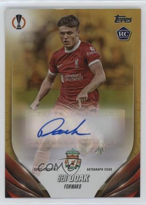 2023-24 Topps UEFA Club Competitions Gold Foilboard /50 Ben Doak 
