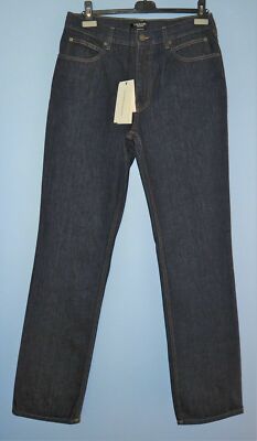 Calvin Klein Collection 205W39NYC Raf Simons Deep Blue Denim Jeans Size 32 Italy