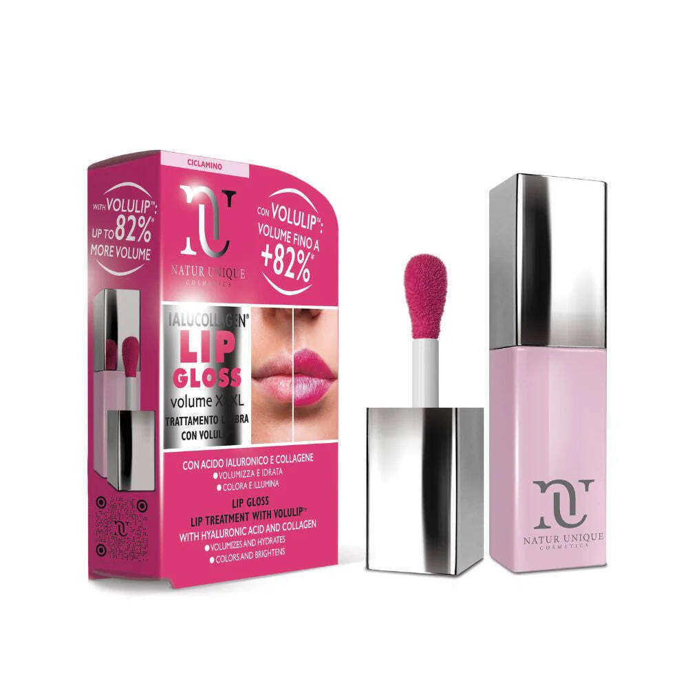 Natur Unique Ialucollagen Lip Gloss Volume Xxxl Ciclamino 8Ml 8 Ml - Immagine 2