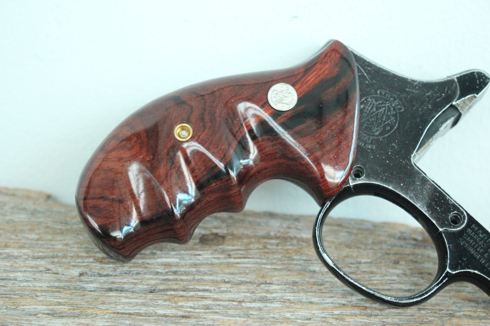 ROUND BUTT COMBAT GRIPS FOR S&W MODEL 66, 686, 696 K, L FRAME NICE GIFT ...