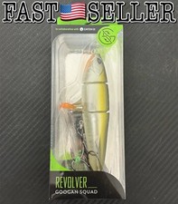 Catch Co REVOLVER Googan Squad Topwater Plopper 4.5” Fishing Bait, Natural Green