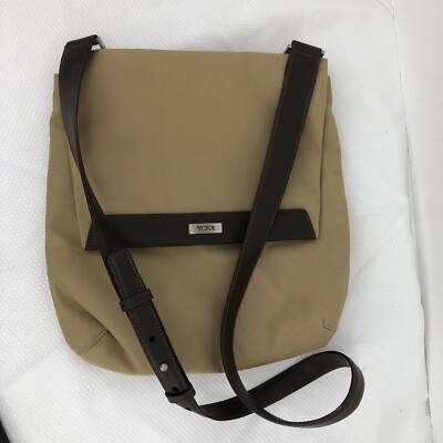 tumi canvas messenger bag