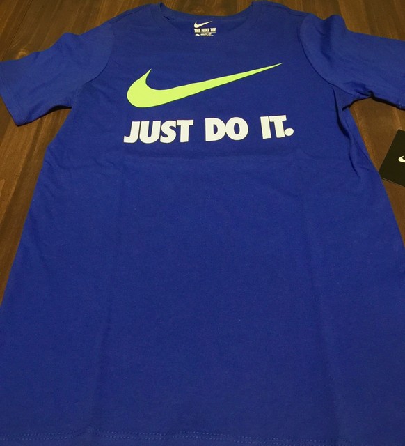 royal blue and white nike shirt