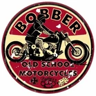 Retro Stickers Bobber Old School Motorcycles Stickers Race Retro Vintage #1