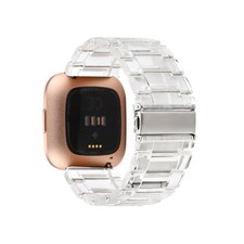 For Fitbit Versa 2/Versa/Versa Lite Watch Band Strap Wrist Bracelet Clear Resin
