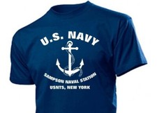 Camiseta De Colección USNTS Marina de los Estados Unidos Sampson Centro de Entrenamiento Navy Seals Marines S-XXL
